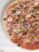Platter of Marinated Salmon