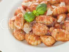 Potato Gnocchi with Tomato Ragu