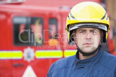 Portrait eines Feuerwehrmannes