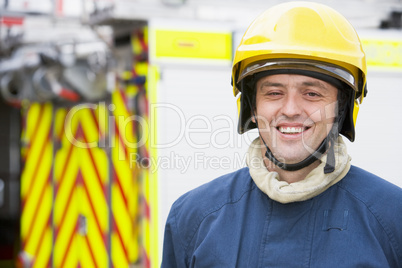 Portrait eines Feuerwehrmannes