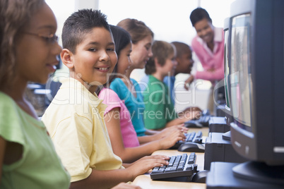 Elementary school computer class