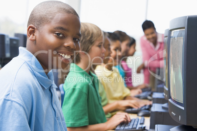 Elementary school computer class