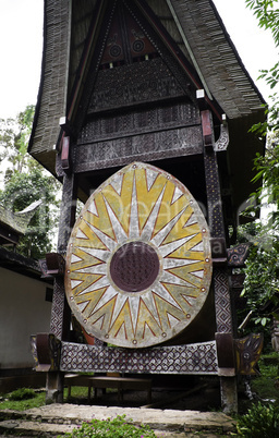 Traditional Toraja family tomb