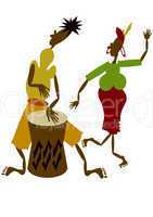 African musicians
