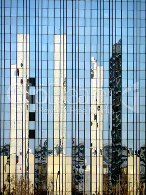 Spiegelung im Axel-Springer-Haus