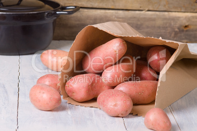 Kartoffeln und Topf