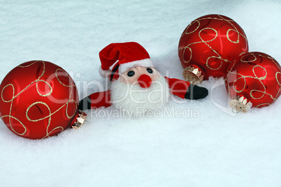 Nikolaus im Schnee