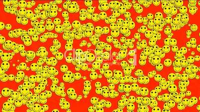 Emoticon Animation: yellow smile face.Childhood,cartoon,comic,young,pattern,dream,vision,idea,creativity,vj,mind,material,texture,Game,Led,Bacteria,microbes,algae,cells,drugs,egg,bubble,blister,underwater,ephemera,plankton,feed,spores,neon lights,modern,s