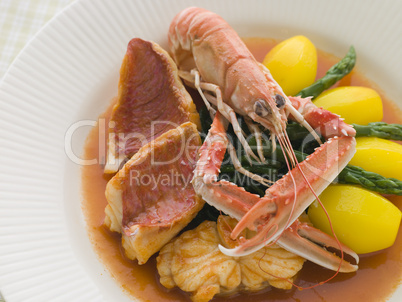 Bowl of Bouillabaisse Restaurant Style