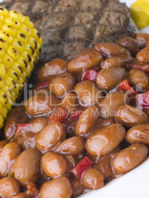 Baked Beans in a Spicy Barbeque Sauce