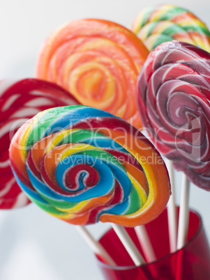 Spiral Fruit Lollipops