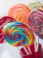 Spiral Fruit Lollipops