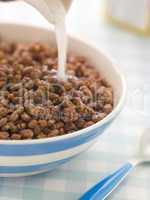 Chocolate coated Puffed Rice Cereal
