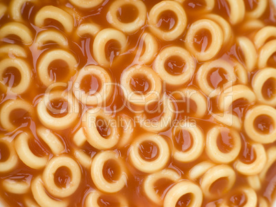 Spaghetti Hoops in Tomato Sauce
