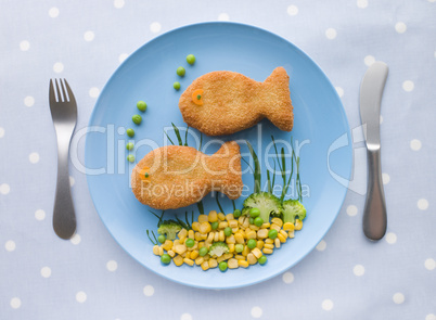 Fish Cakes with Vegetables