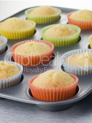 Cup Cakes in a Cup Cake Tray