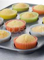 Cup Cakes in a Cup Cake Tray