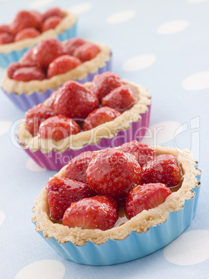 Strawberry Custard Tarts