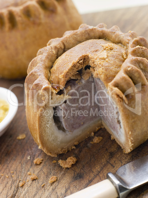 Pork Pie with English Mustard