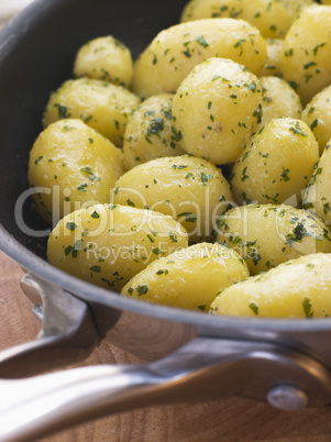 Buttered New Potatoes with Parsley