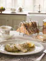 Smoked Haddock with Herb Butter and Toast