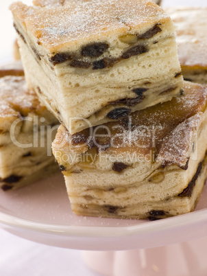 Plate of Lardy Cake Squares