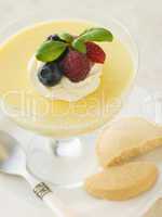 Lemon Posset with Shortbread Biscuits