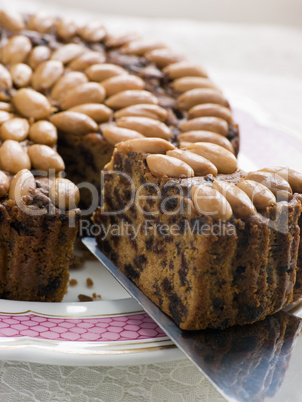 Slice of Dundee Cake