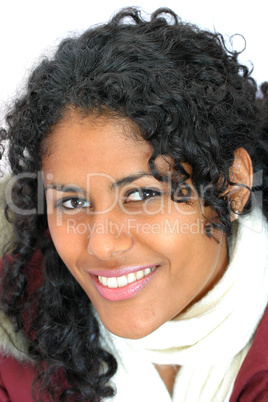 lächelnde latino Frau