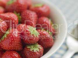Bowl of English Strawberries