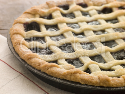 Hot Cherry Lattice Pie