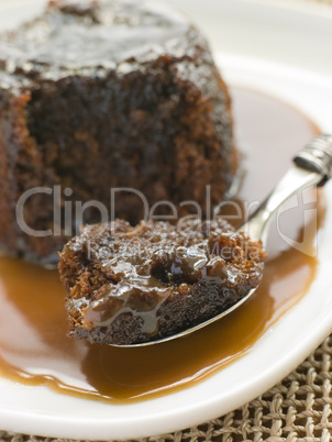 Sticky Toffee Pudding with Toffee Sauce