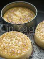 Cooking Crumpets in a Frying Pan