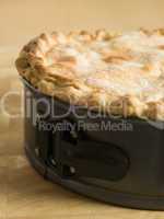 Deep Apple Pie in a Baking Tin