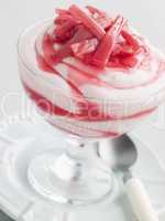 Rhubarb and Ginger Fool