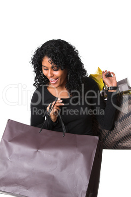 Happy shopper