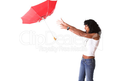 Flying umbrella