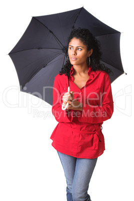 Beauty with umbrella