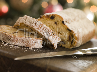 Slices of Stollen Cake