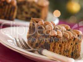 Wedge of Dundee Cake
