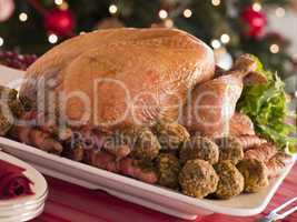 Traditional Roast Turkey with Trimmings
