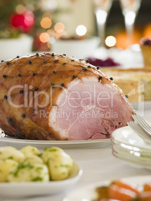 Honey Roasted Ham Boxing Day Buffet