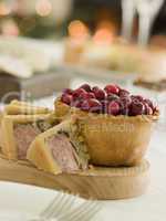 Pork Turkey and Stuffing Pie Cranberry and Game Pie