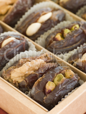 Dates stuffed with Nuts and Marzipan