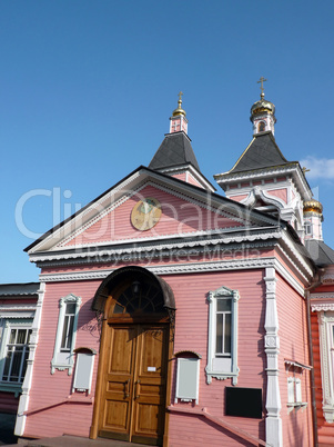 old wood temple bogorodskiy