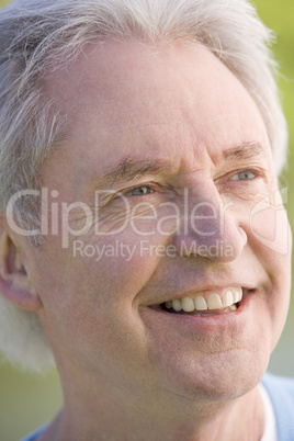 Head shot of man smiling