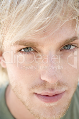 Head shot of man smiling