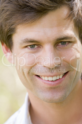 Head shot of man smiling