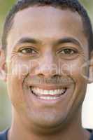 Head shot of man smiling