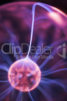 Close Up Of Plasma Ball